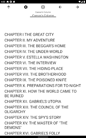 Book, Caesar's Column Screenshot 2