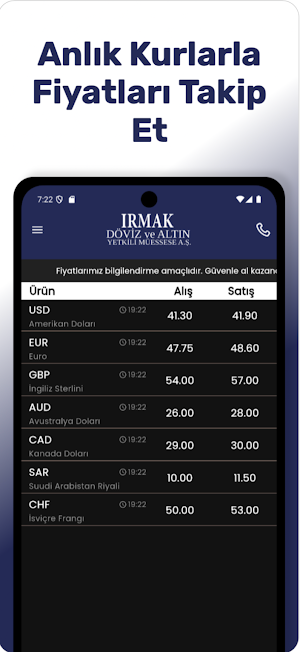 Irmak - Döviz & Altın Screenshot 2