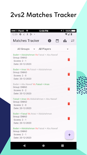 2vs2 Matches Tracker Screenshot 0