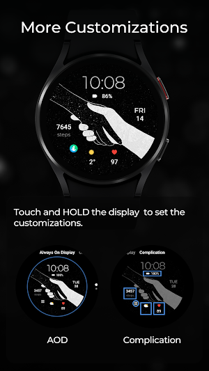 TVV Cosmic Bond Watch Face Screenshot 3
