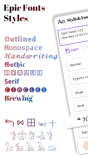 Font Letters - Stylish Text Screenshot 0