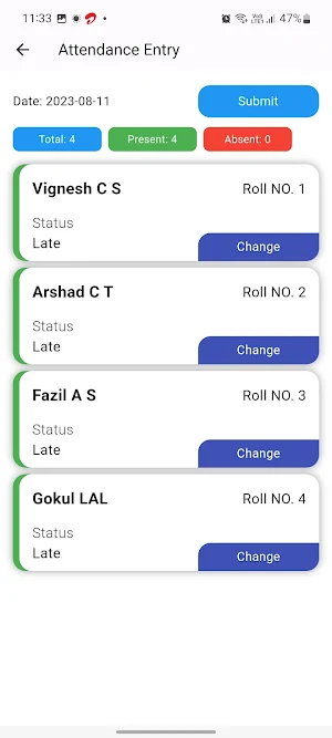 Campuslog Screenshot 3