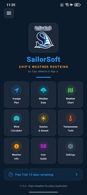 SailorSoft Weather Routeing Screenshot 0