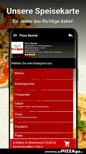 Pizza Speedy Abtsgmünd Screenshot 3