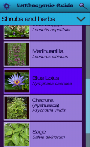 Entheogenic Guide Screenshot 2