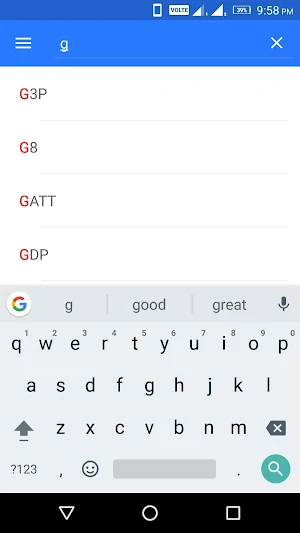 Geography Dictionary Screenshot 1
