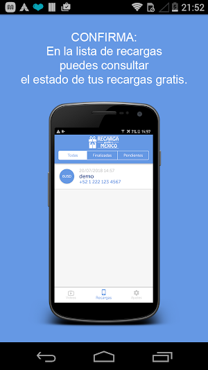 Recargas GRATIS a México Screenshot 3