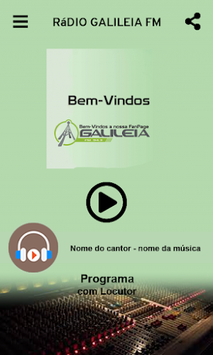 Rádio Galileia FM Screenshot 1