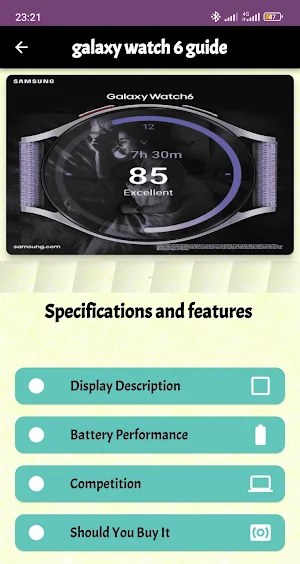 galaxy watch 6 guide Screenshot 1