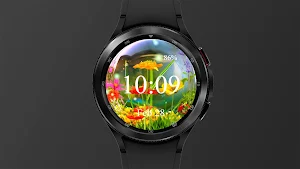 Flower in sphere - Watch Face Screenshot 2