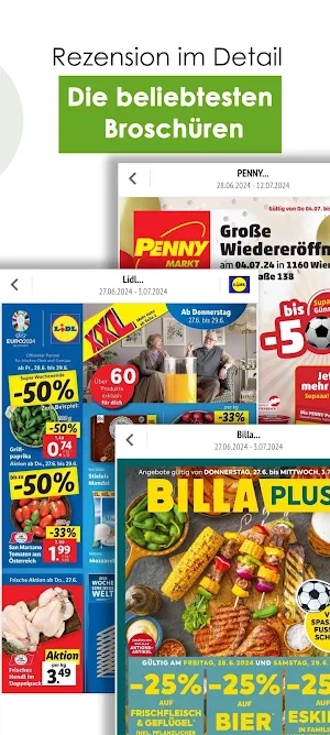 Flugblatt Angebote Österreich Screenshot 3