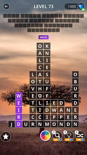 Calming Word Blocks Screenshot 1