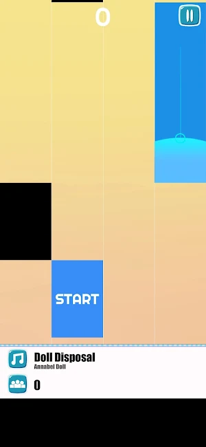 Annabel Doll Music Tiles Game Screenshot 1