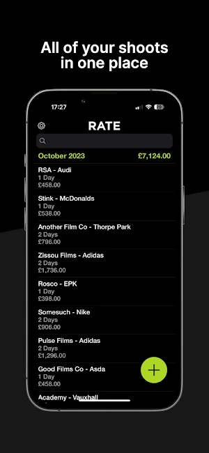 RATE - APA Shoot Diary Screenshot 2