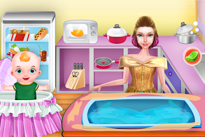 Baby Clothes Wash & Ironing Screenshot 0