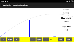 Parabolic shot Screenshot 0
