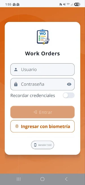 Work Orders Screenshot 0