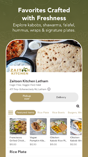 Zaitoon Kitchen Latham Screenshot 1