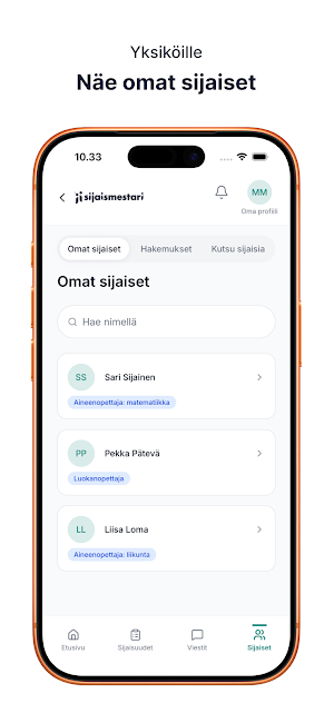 Sijaismestari Screenshot 1
