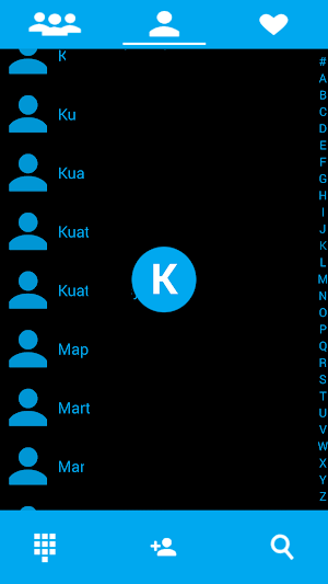 THEME MATERIAL BLUE B EXDIALER Screenshot 1