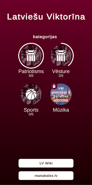 Zini Latviju - Viktorīna Screenshot 2