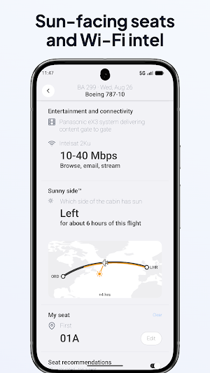 AeroLOPA: Aircraft Seat Maps Screenshot 3