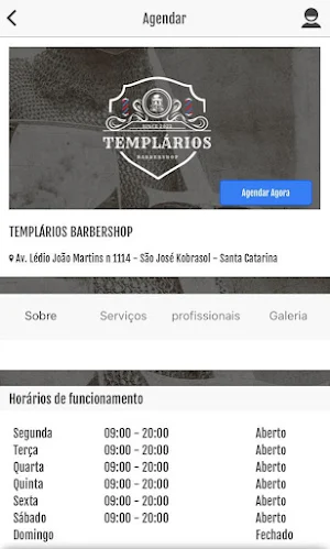 TEMPLÁRIOS BARBERSHOP Screenshot 1