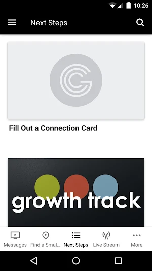 Grace Creek Church Screenshot 2