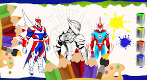 Ultraman Zero - Coloring Book Screenshot 0