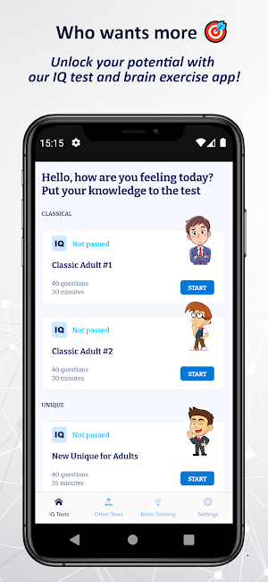 RanQ - IQ & Profession Tests Screenshot 0