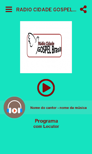 Rádio Cidade Gospel Brasil Screenshot 1