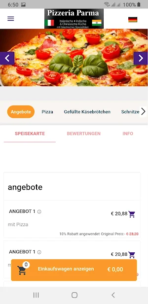 Pizzeria Parma Screenshot 3