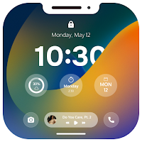 Lock Screen OS Style, Widget