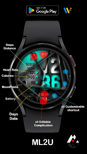 ML2U 173 Watch Face Screenshot 1