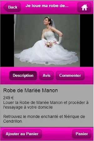Céleste wedding Screenshot 2