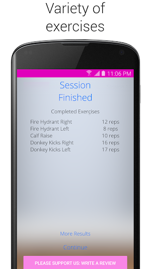 5 Minute Butt and Legs Workout Screenshot 3