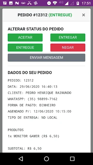Rob Delivery (Administrativo) Screenshot 1