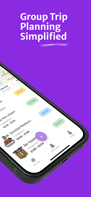 FlowTrip | Group Trip Planner Screenshot 1