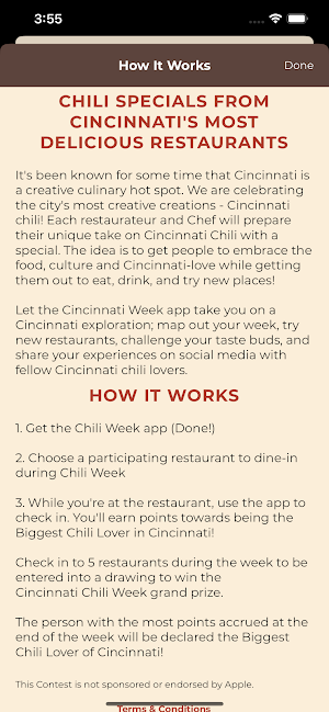 Cincinnati Chili Week Screenshot 1