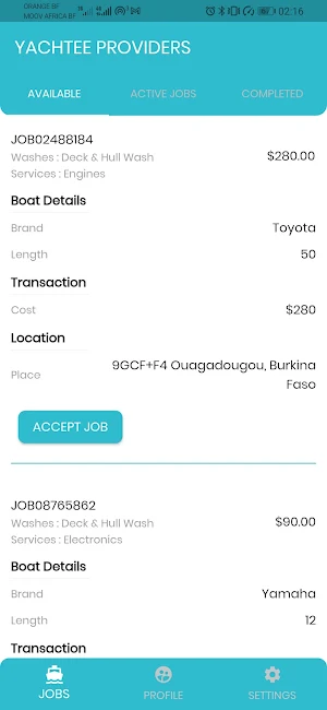 Yachtee Provider Screenshot 0