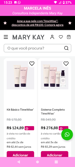Marcela Inês Consultora Screenshot 1