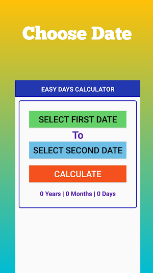 Easy Days Calculator Screenshot 0