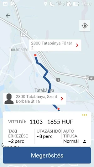 Turul Taxi - Tatabánya Screenshot 3