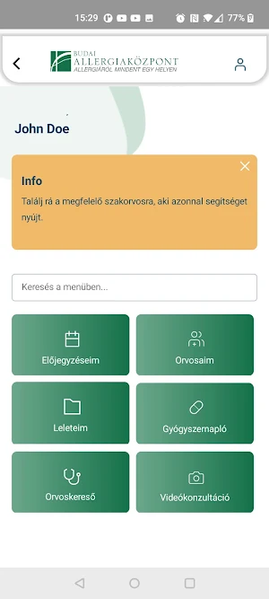 AllergiaApp Screenshot 1