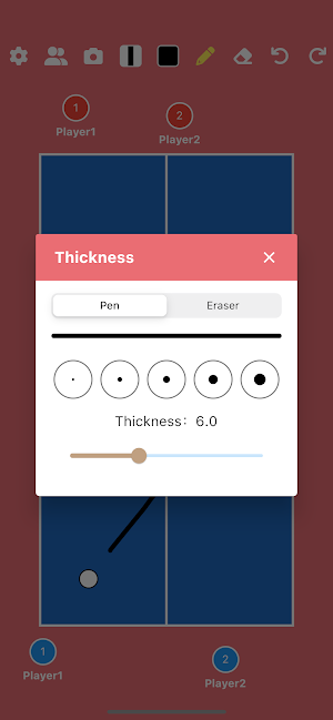 Ping-Pong Tactic Board Screenshot 3
