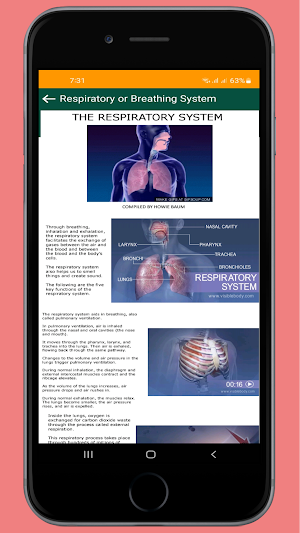Anatomy and Physiology (Human) Screenshot 1