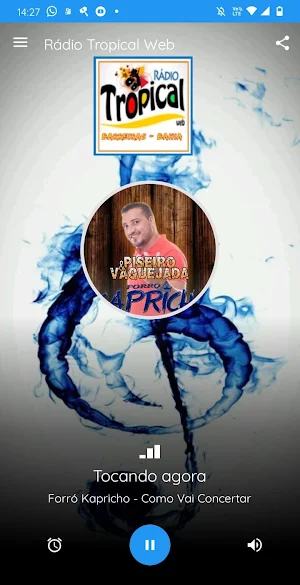 Rádio Tropical Web Screenshot 1