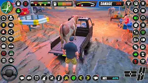 Animal Cargo Truck Driving 3d Screenshot 1