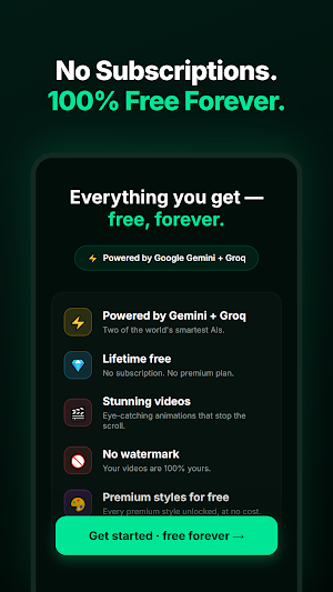 Auto Captions & Text: KineCut Screenshot 0