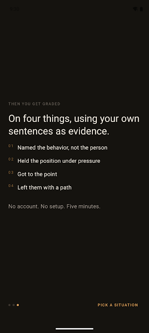 Composura: Rehearse Hard Talks Screenshot 0